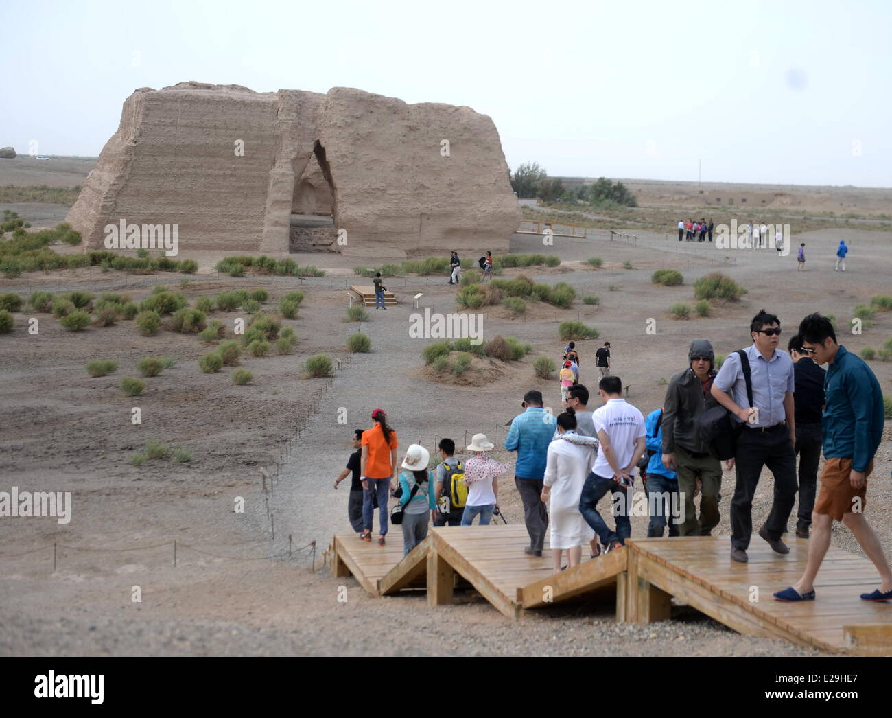 Dunhuang, Dunhuang City along the ancient Silk Road in northwest China ...