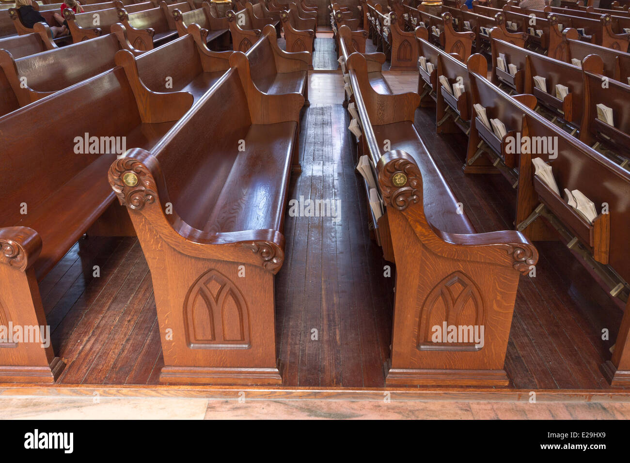 Church Pews Stock Photo 70282417 Alamy