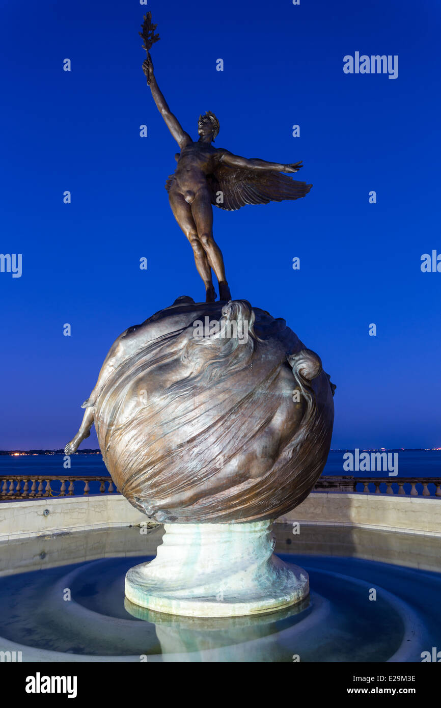 "Life" Bronze Statue by Charles Adrian Pillars, located in Memorial