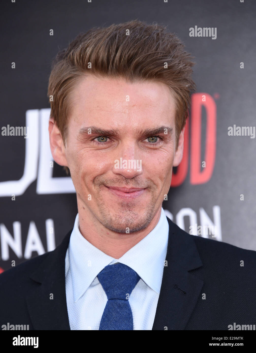 Hollywood, California, USA. 17th June, 2014. Riley Smith arrives for