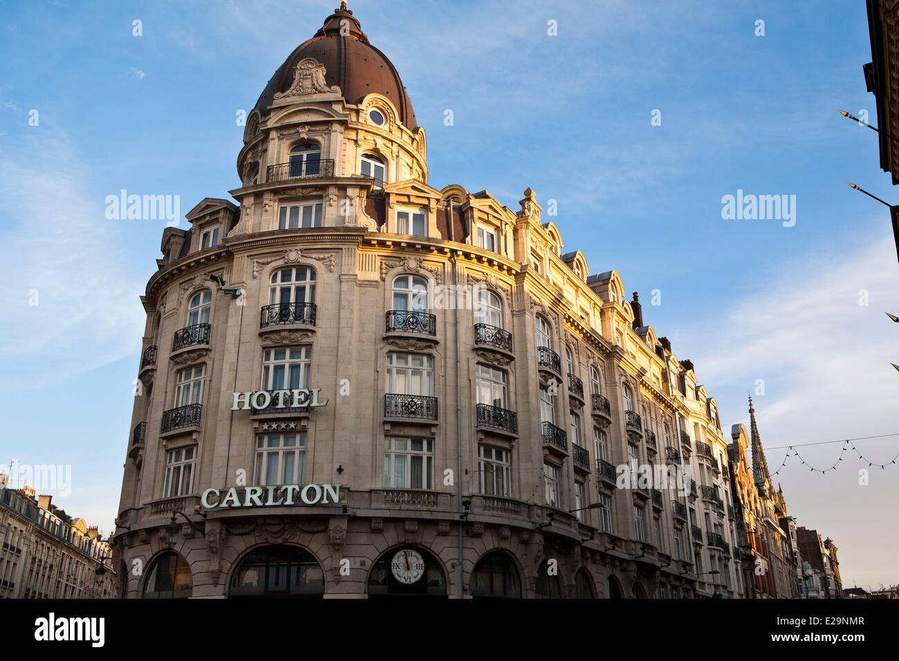 France, Nord, Lille, Carlton hotel Stock Photo