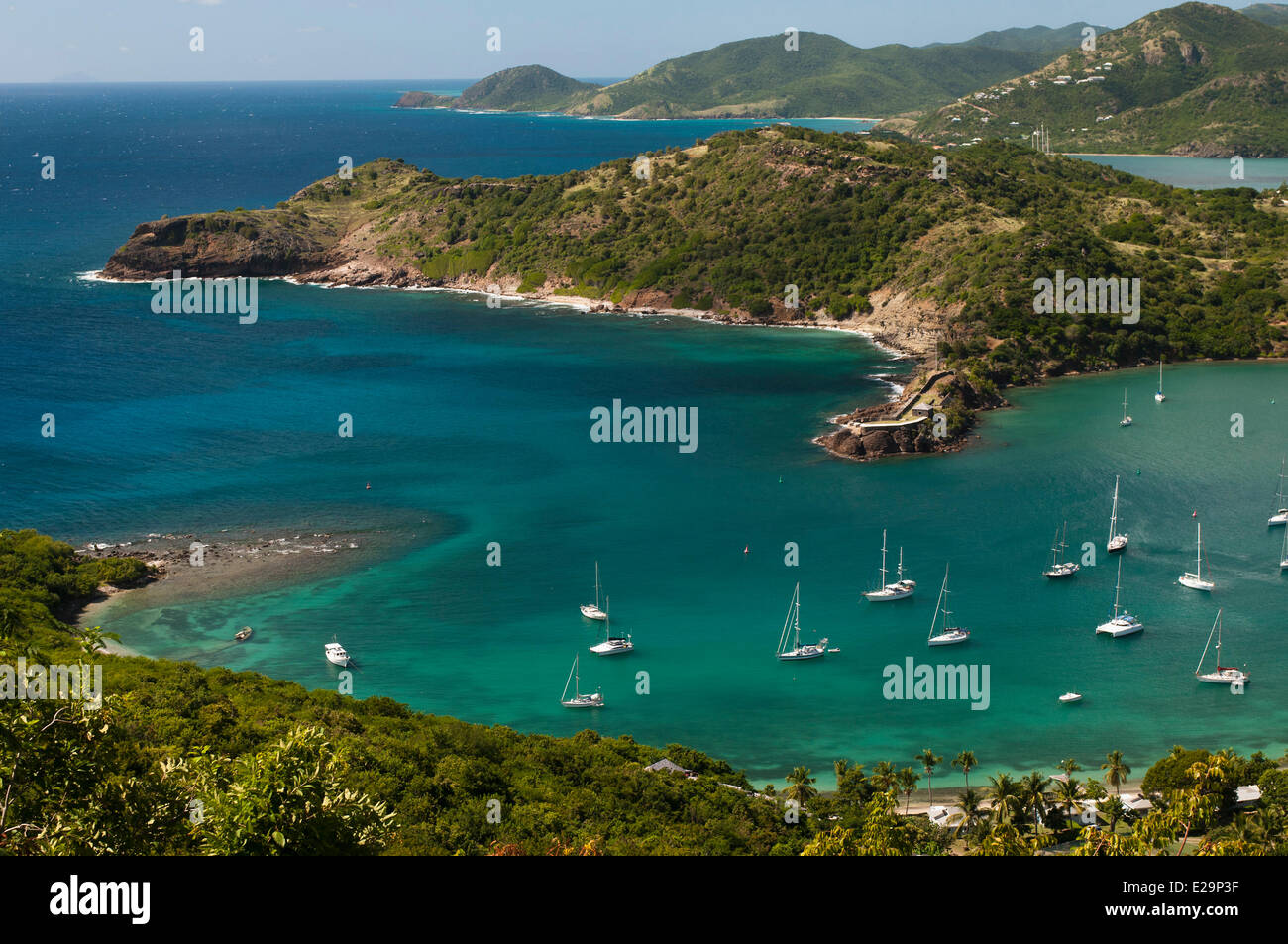 Antigua and Barbuda, Antigua Island, English Harbour Stock Photo