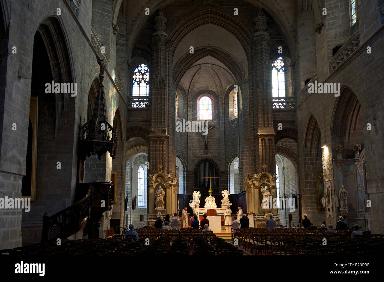 France Morbihan Golfe Du Morbihan Vannes Saint Pierre Cathedral France Morbihan Golfe Du Morbihan Vannes Saint Pierre Cathedral