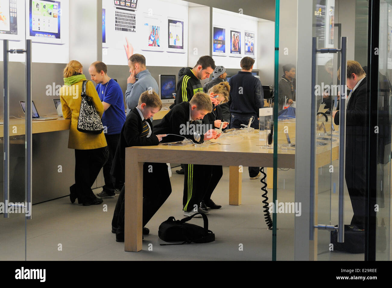 United Kingdom, Northern Ireland, Belfast, Victoria Square commercial