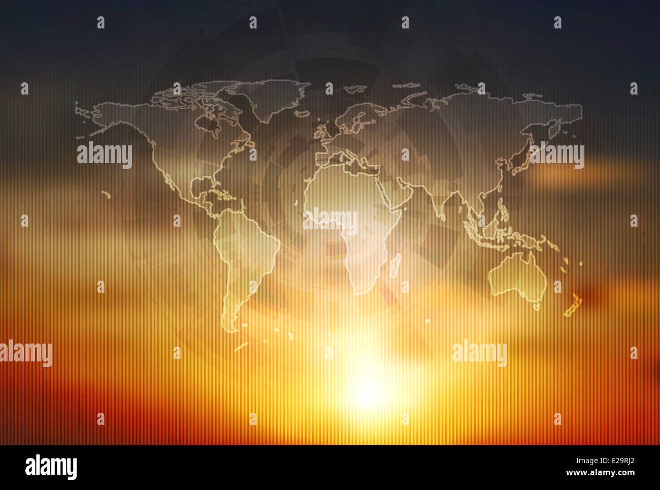 Abstract hi-tech background. Gradient mesh Stock Photo - Alamy