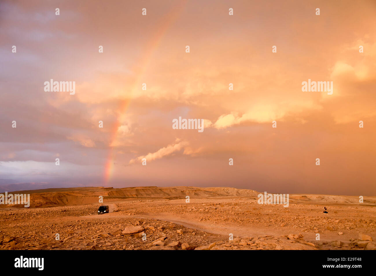 Chile, Antofagasta region, Atacama desert, San Pedro de Atacama, Valley of the Moon Stock Photo