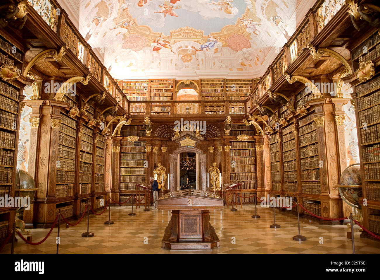 Melk Abbey Library High Resolution Stock Photography And Images Alamy