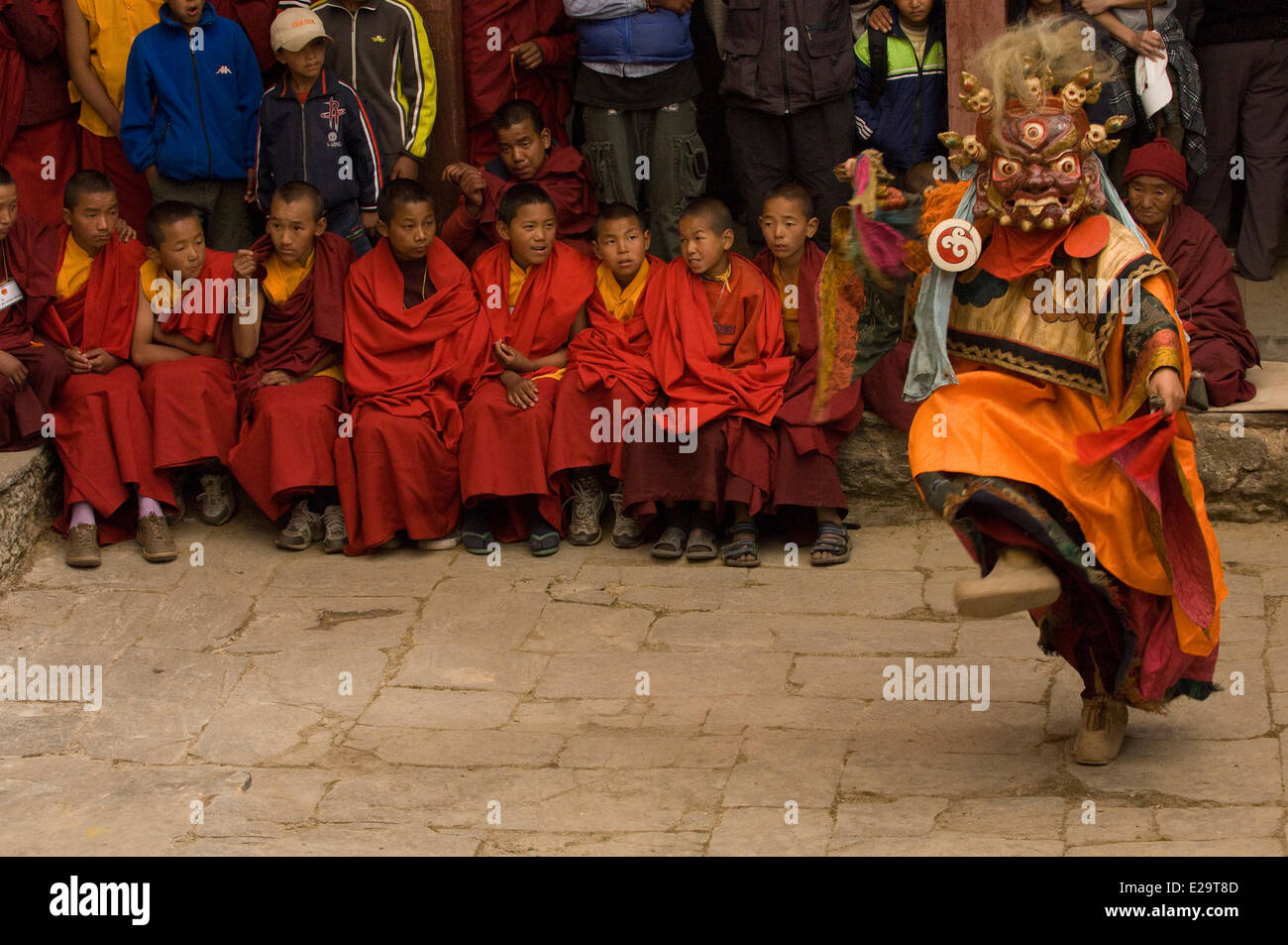 Nepal, Sagarmatha Zone, Solu Khumbu District, Chiwong Monastery, sherpa festival of Mani Rimdu