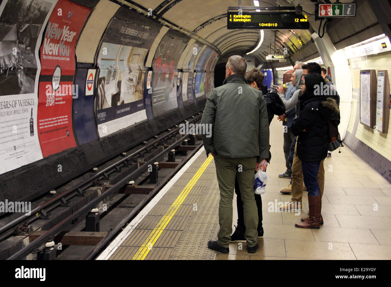 London: Underground station 'Mornington Crescent' Stock Photo