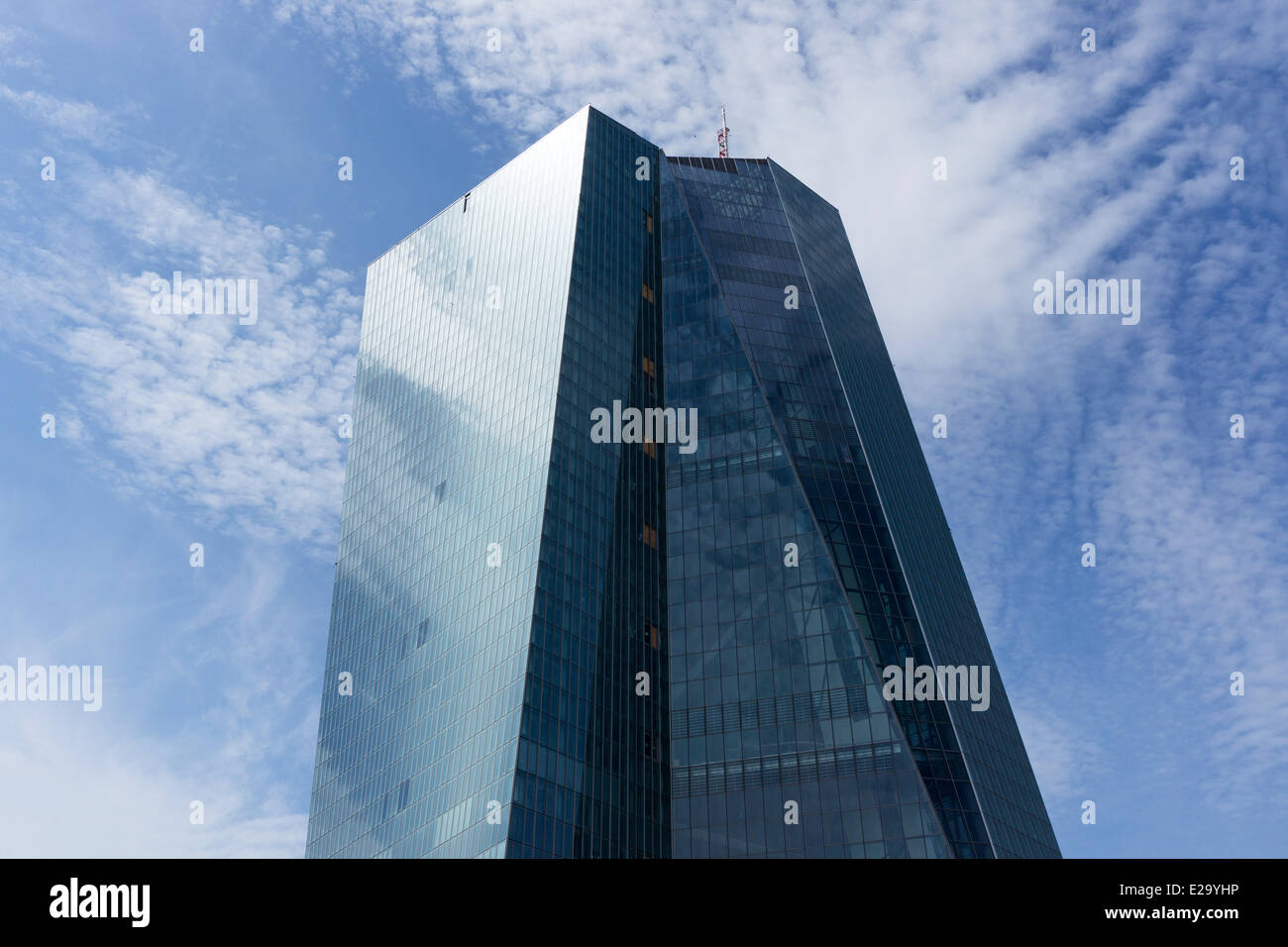 Germany: European Central Bank's new headquarters (ECB-Campus) in Frankfurt am Main, Hesse, Germany Stock Photo