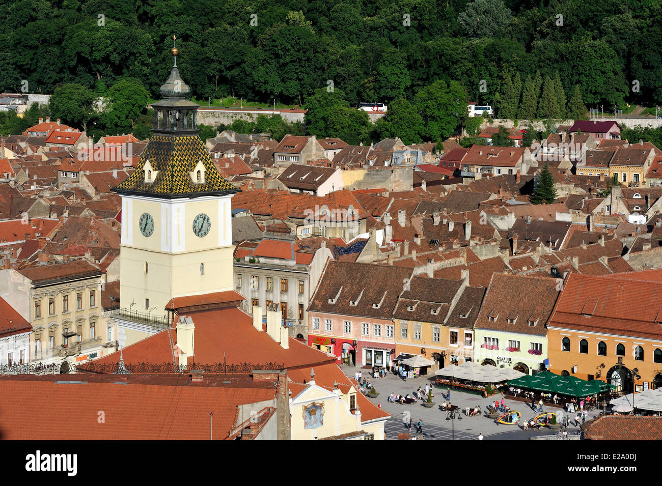 Romania, Transylvania, Brasov, Piata Sfatului (council square), casa Sfatului (council house