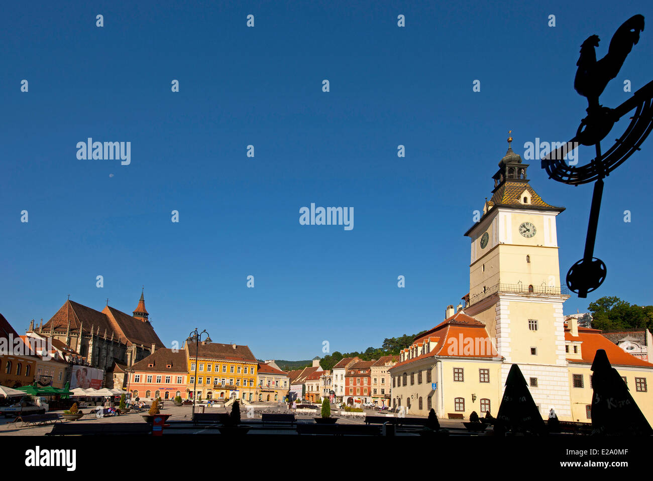 Romania, Transylvania, Brasov, Piata Sfatului (council square), casa Sfatului (council house