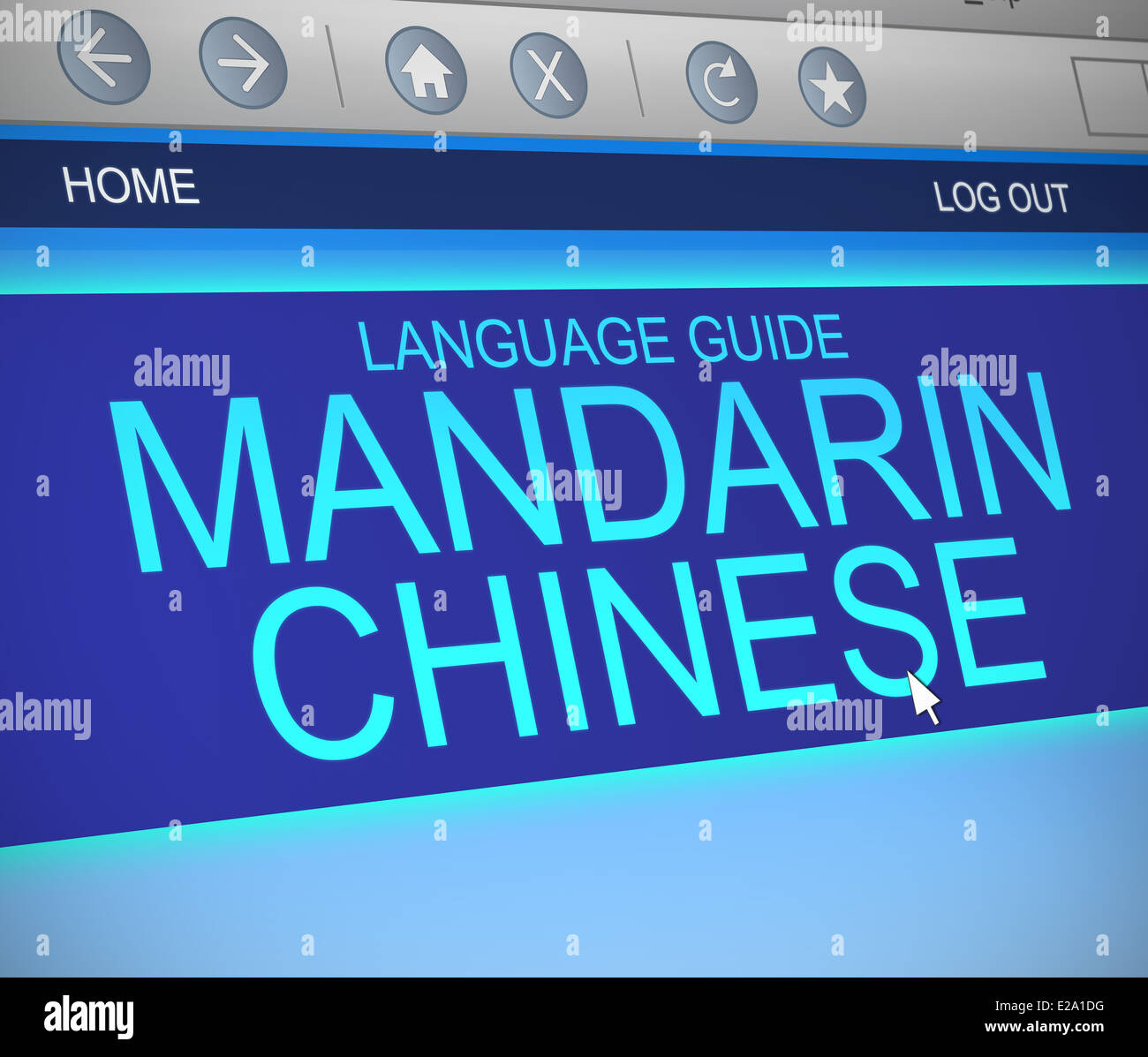 Mandarin Chinese language concept Stock Photo Alamy