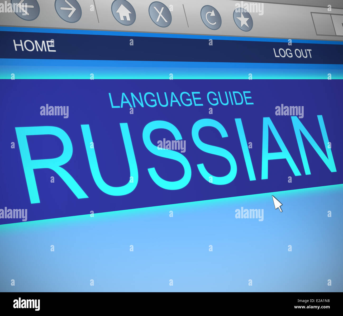 Russian language concept Stock Photo Alamy