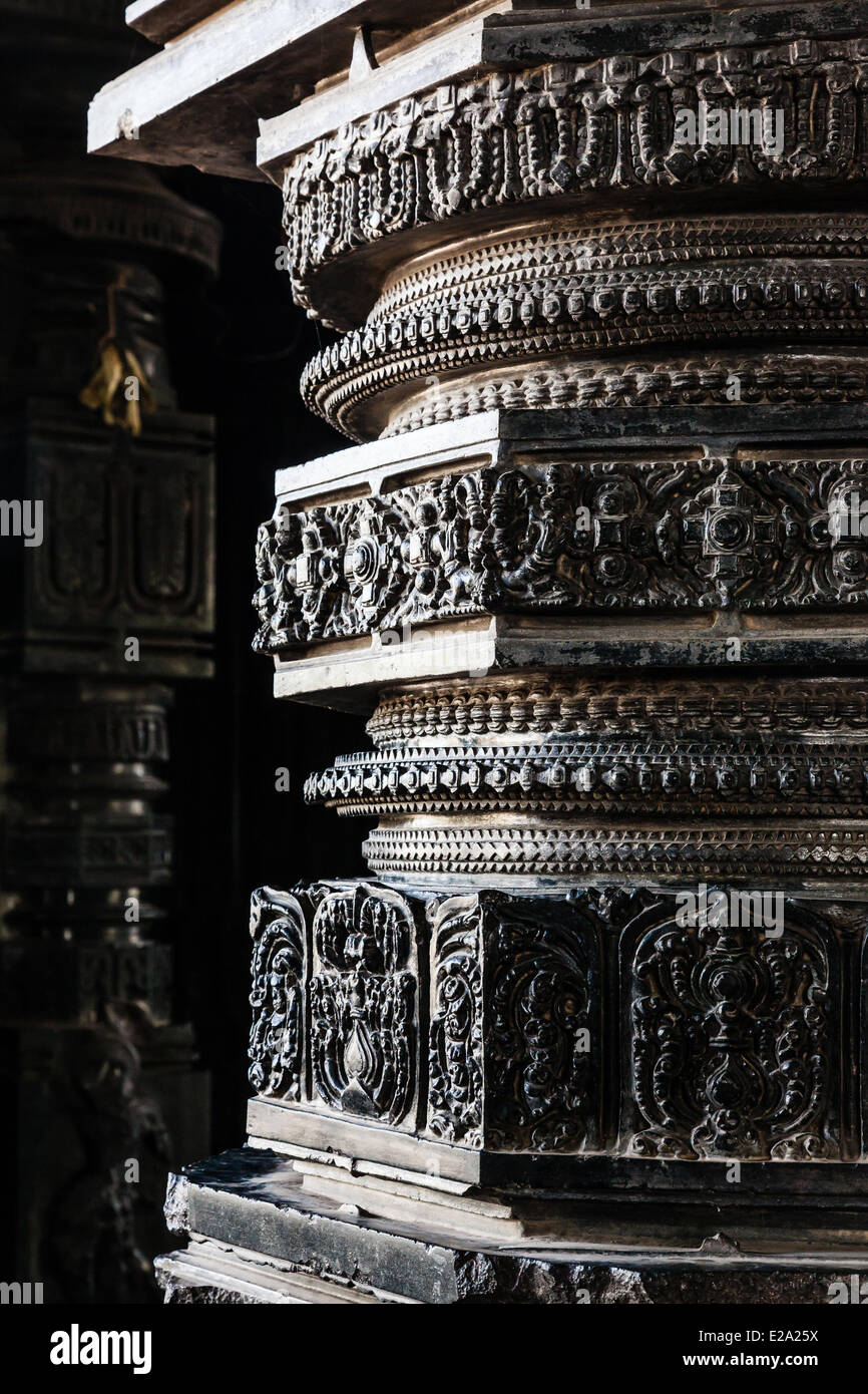 India, Andhra Pradesh state, Warangal, Hanumakonda temple or 1000 ...