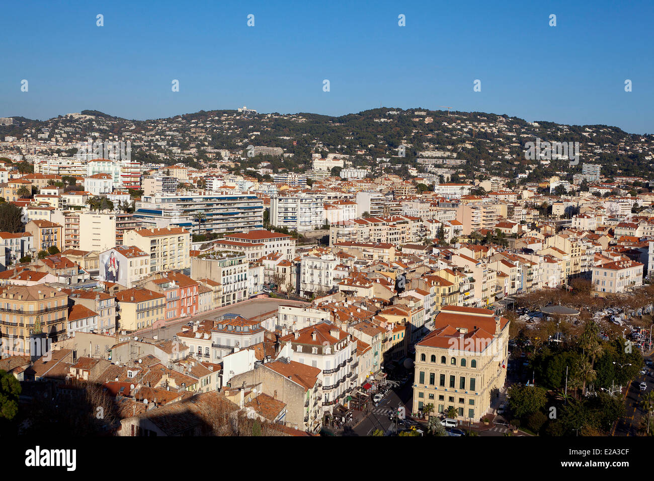 France, Alpes Maritimes, Cannes, view on Le Suquet district Stock Photo