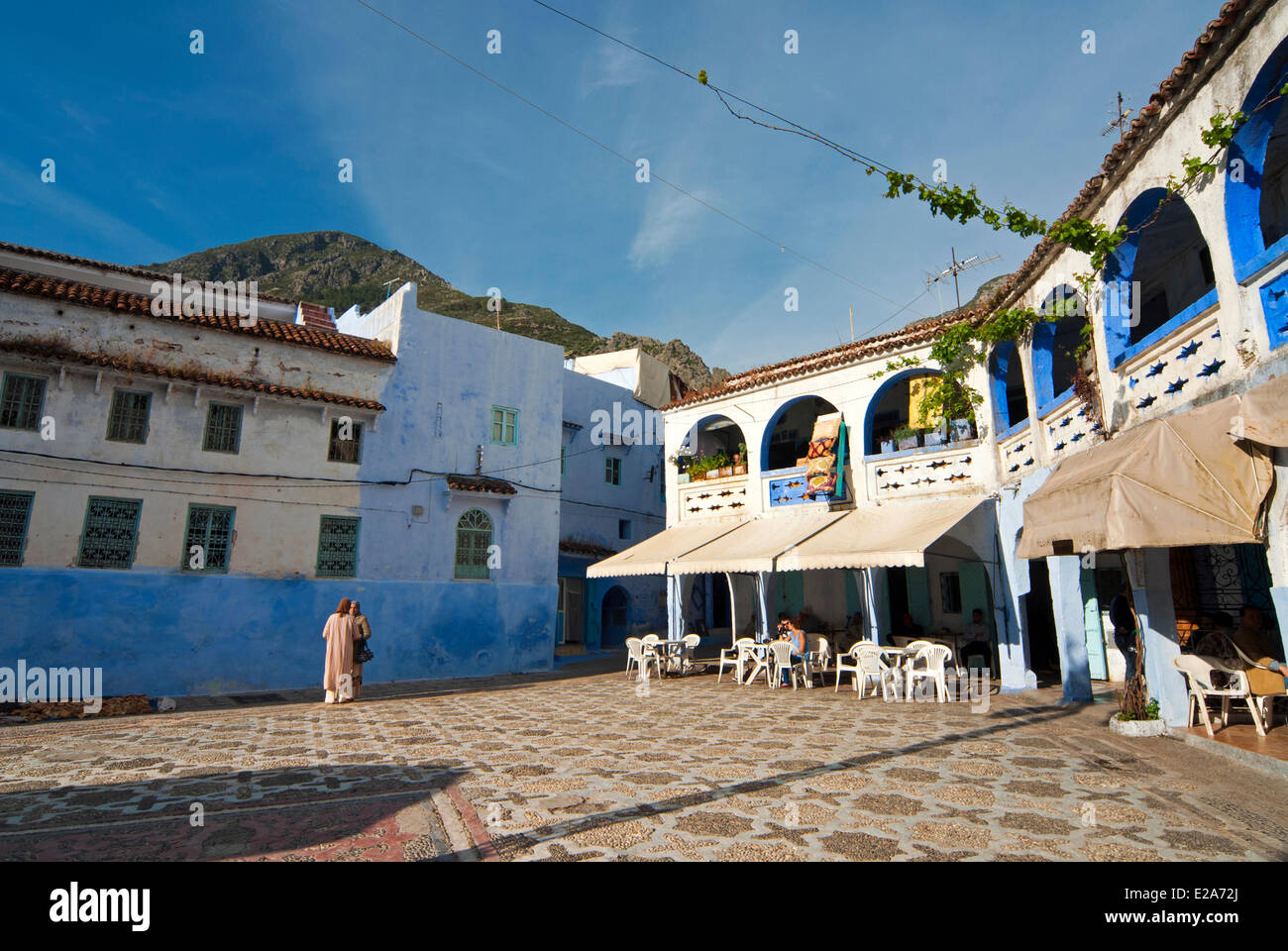 Morocco, Rif region, Chefchaouen (Chaouen), kasbah Stock Photo