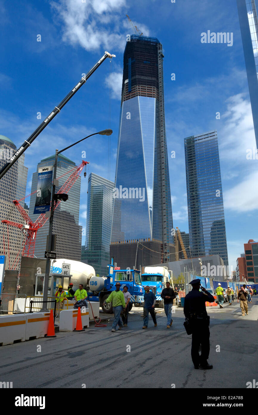 United States, New York, Manhattan, One World Trade Center (1WTC) that ...