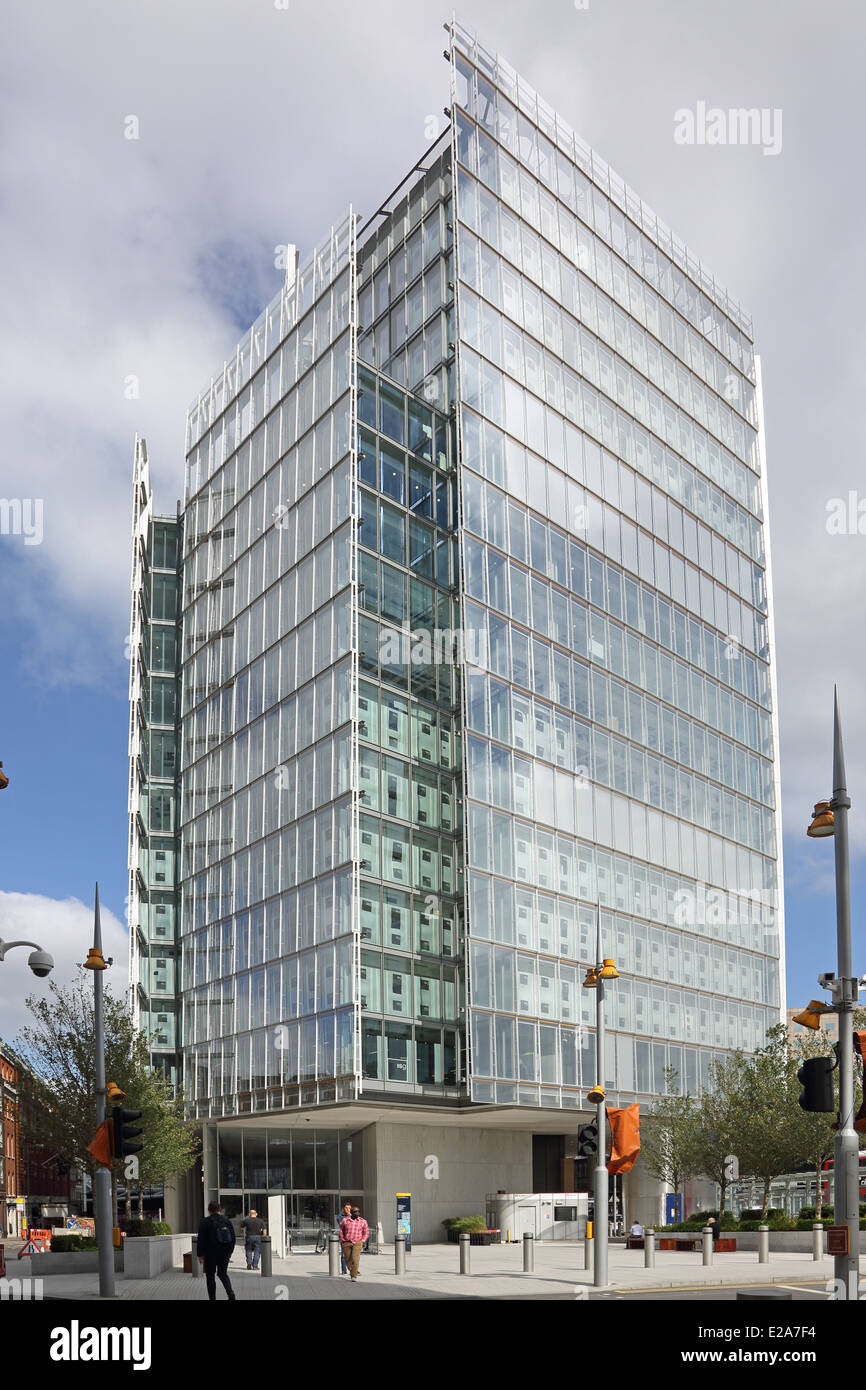 The Place, London Bridge, UK. A new office development sited next to London Bridge Station and the Shard Stock Photo
