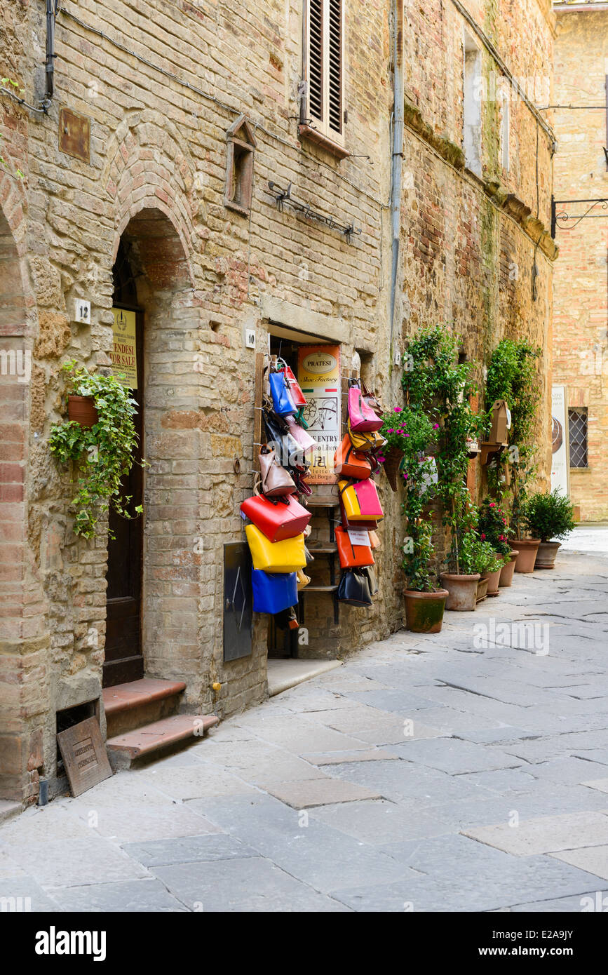 Pratesi Shoe Factory Outlet in Pienza Stock Photo - Alamy