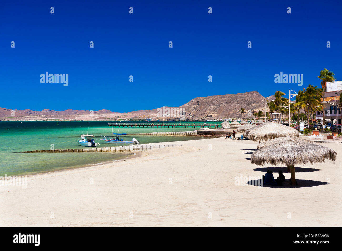 Mexico, Baja California Sur state, La Paz, the beach Stock Photo Alamy