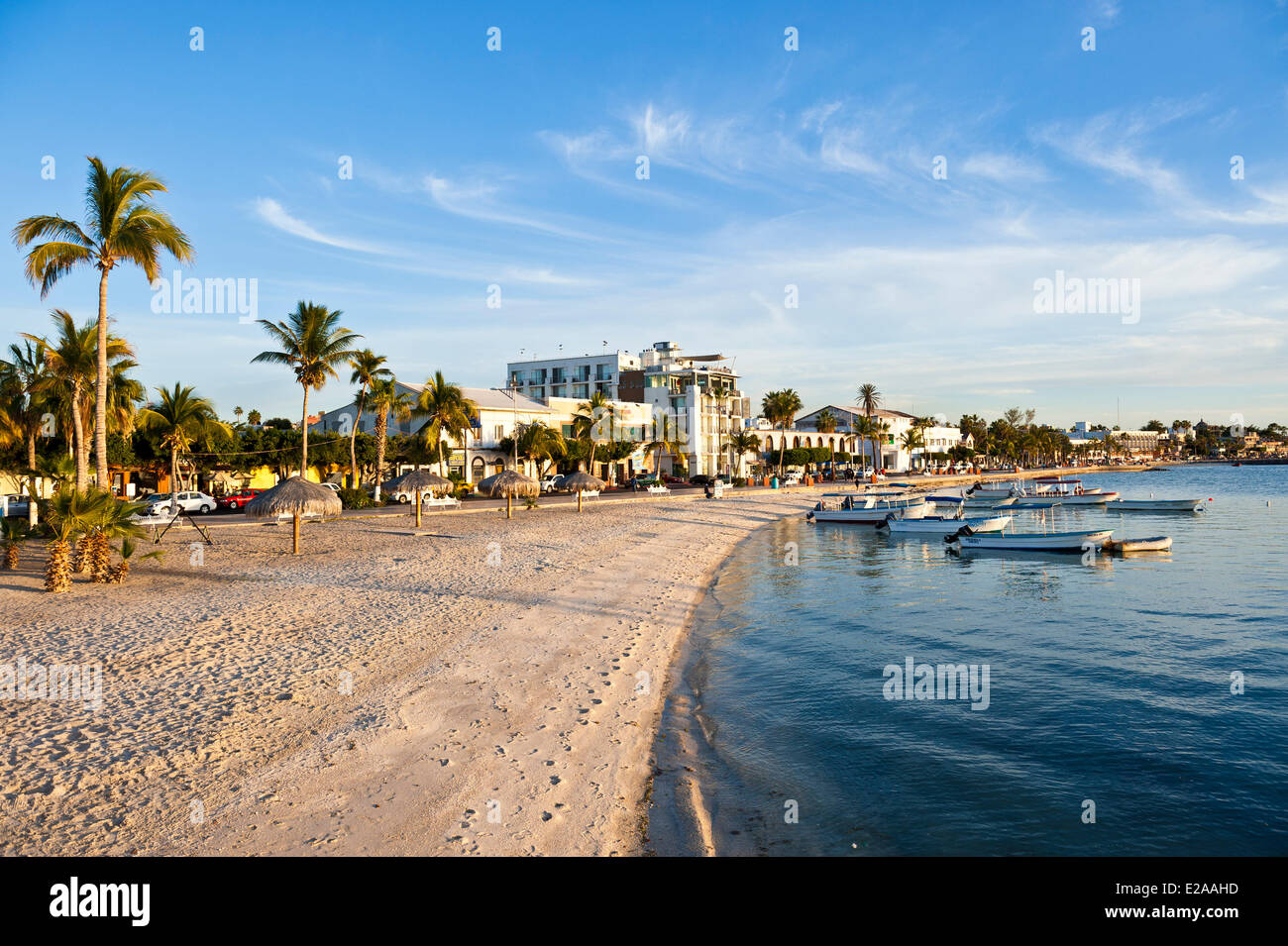 Mexico, Baja California Sur state, La Paz, the beach Stock Photo Alamy