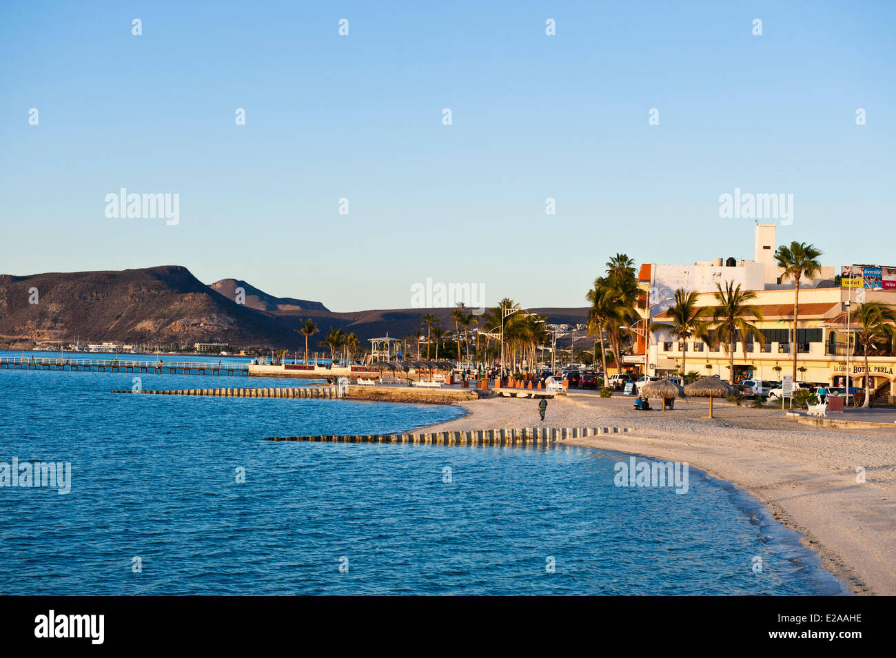 Mexico, Baja California Sur state, La Paz, the beach Stock Photo Alamy
