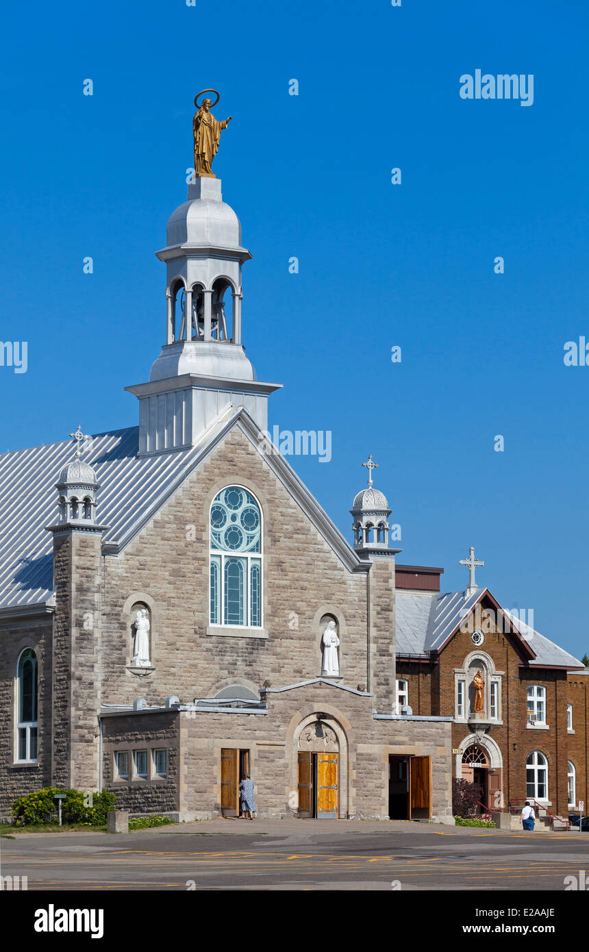 Canada, Quebec Province, Montreal, the Shrine of the Sacred Heart, the Chapel Stock Photo