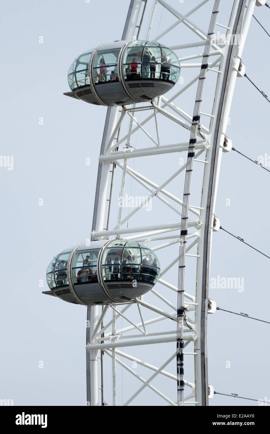 Inside london eye pod hires stock photography and images Alamy