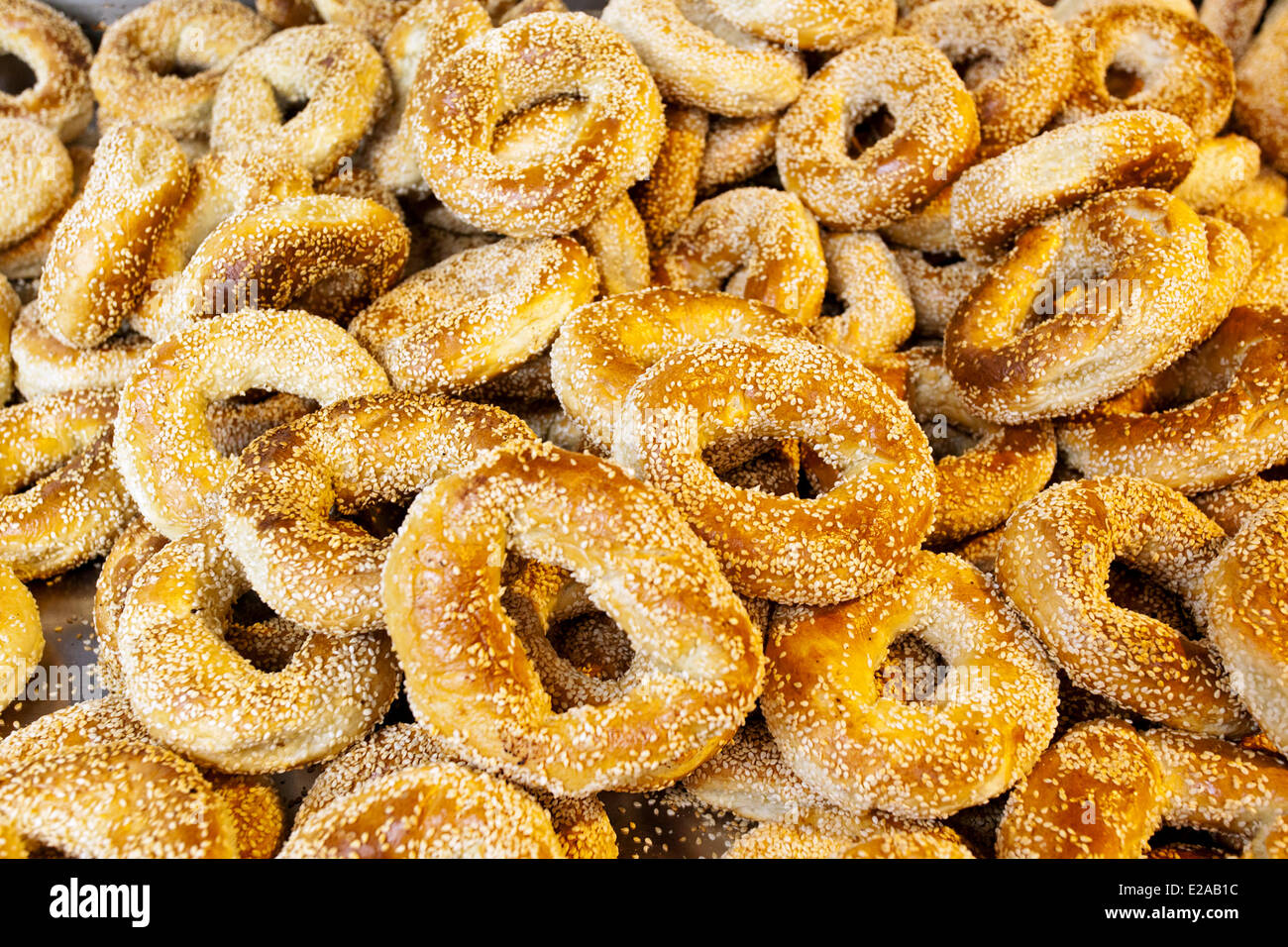 Canada, Quebec Province, Montreal, Mile End, bagels, Jewish pastry, Montreal specialty Stock Photo