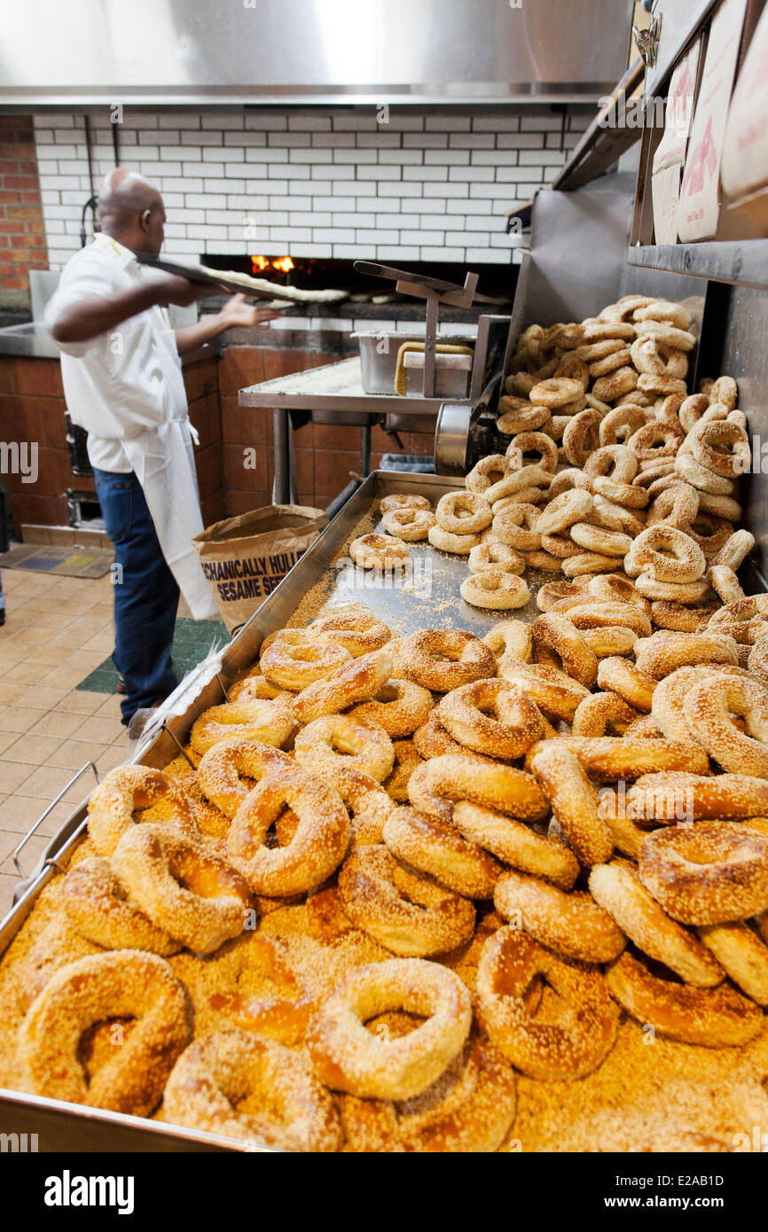 Canada, Quebec Province, Montreal, Mile End, the Jewish pastry