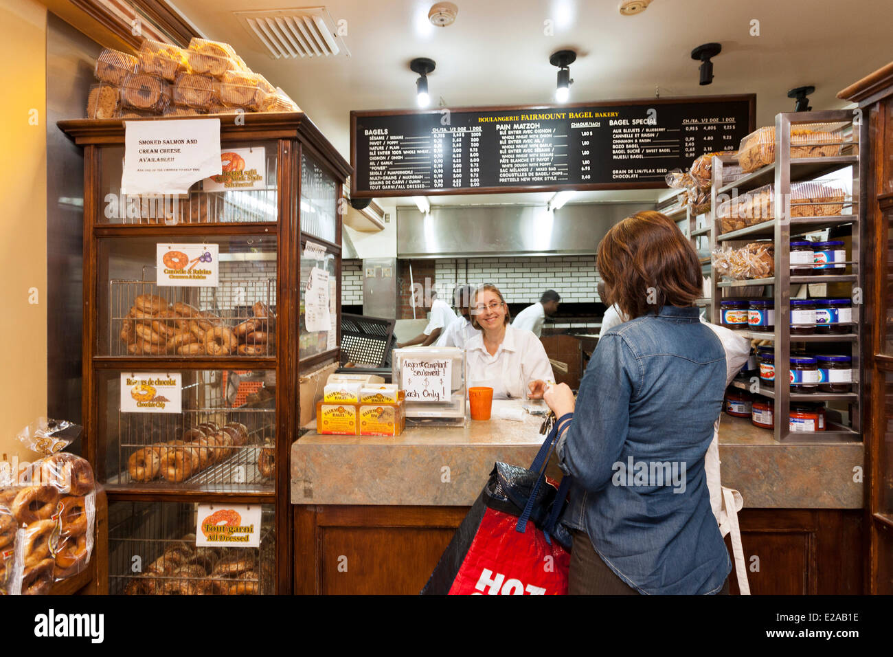 Canada, Quebec Province, Montreal, Mile End, the Jewish pastry