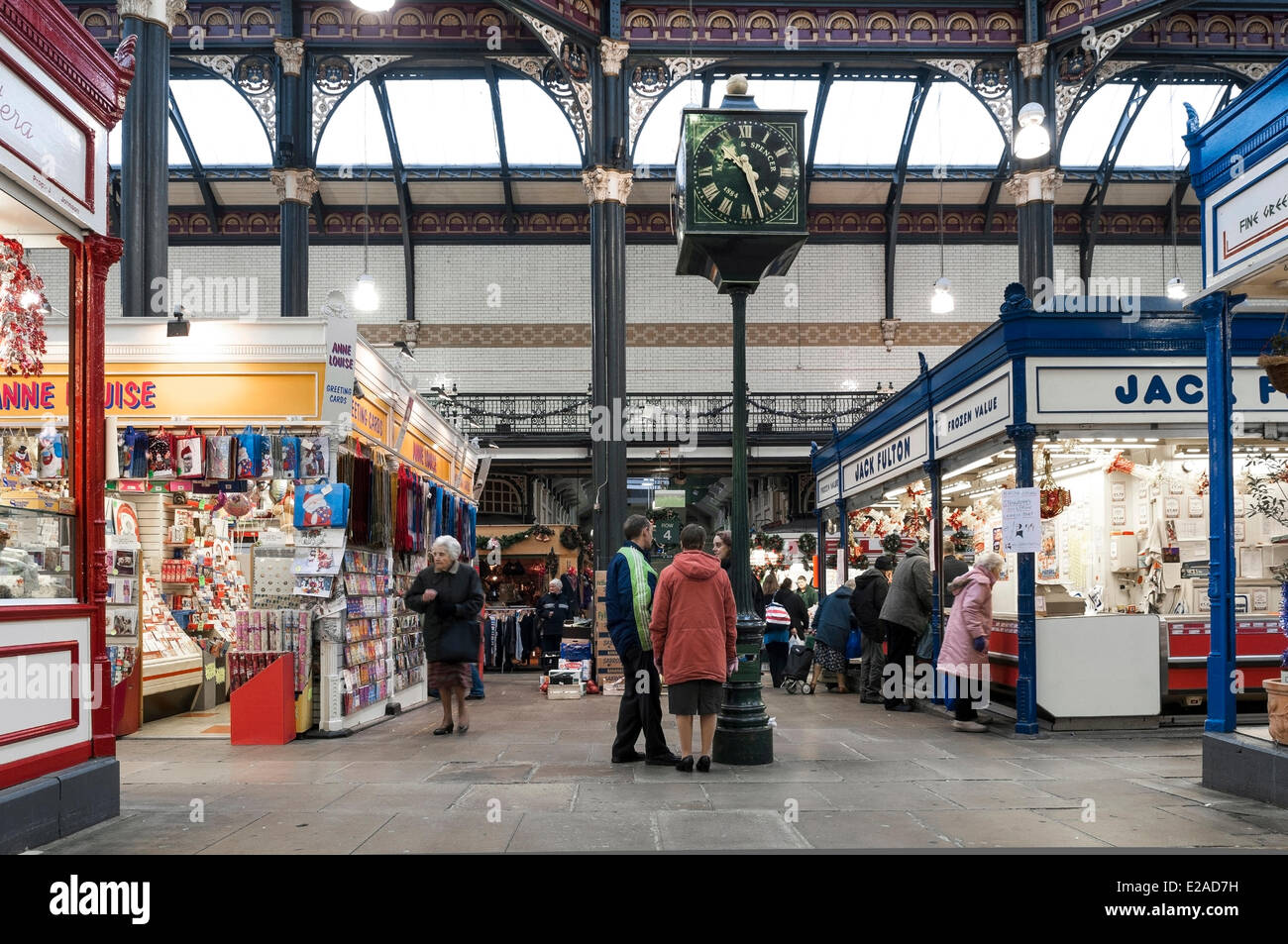 United Kingdom, Yorkshire, Leeds, downtown, one of the halls of Leeds