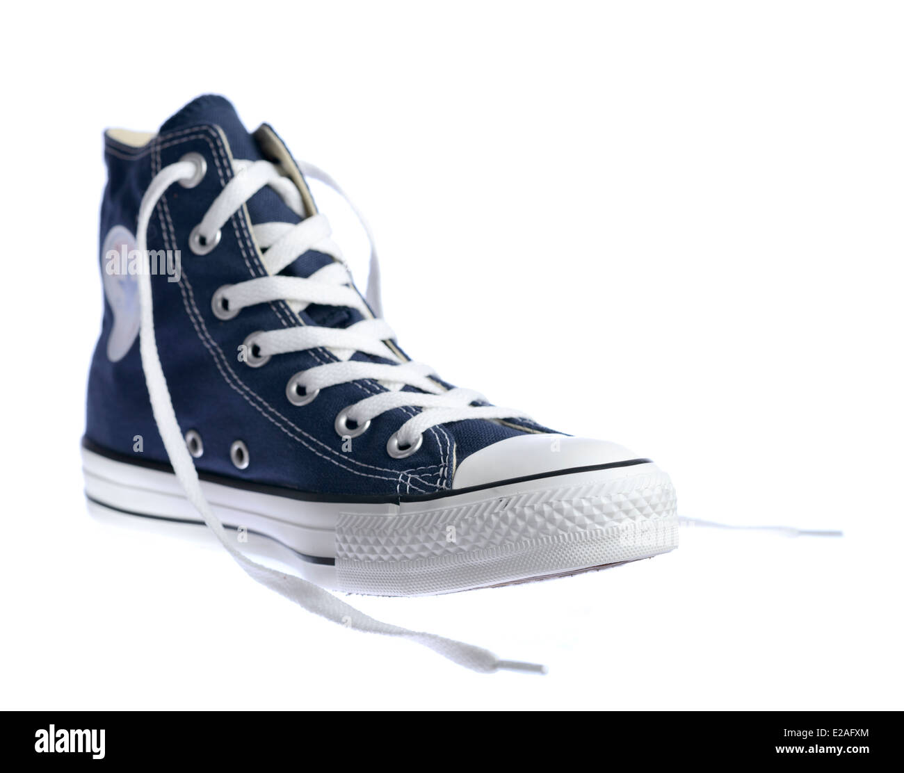 Blue Converse Chuck Taylor All Star shoe Stock Photo - Alamy