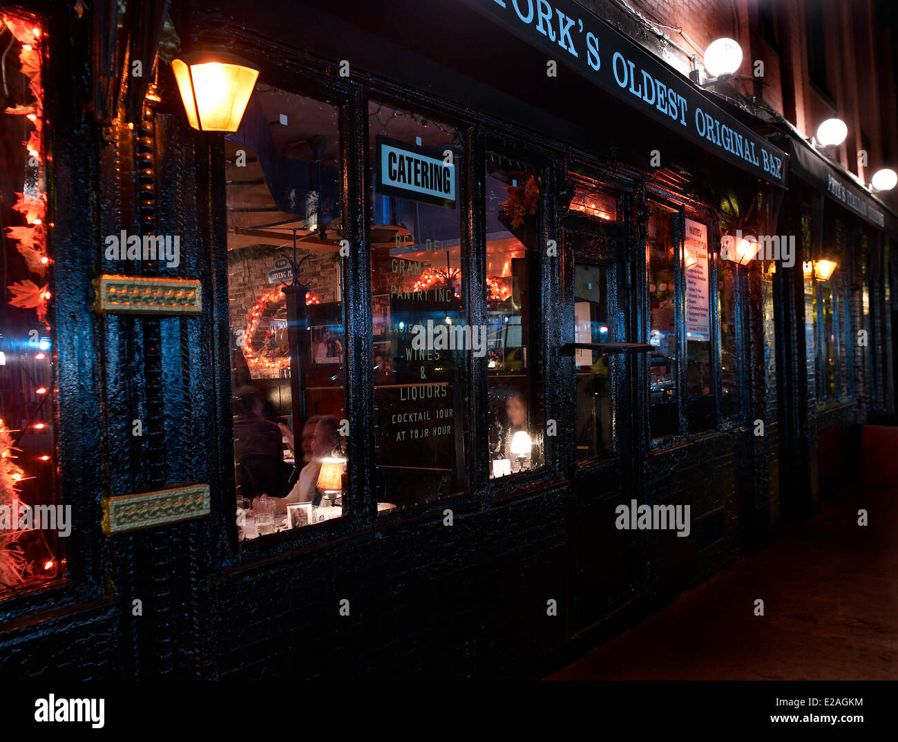 United States, New York, feature : New York Confidential, bar Pete 's Tavern Stock Photo
