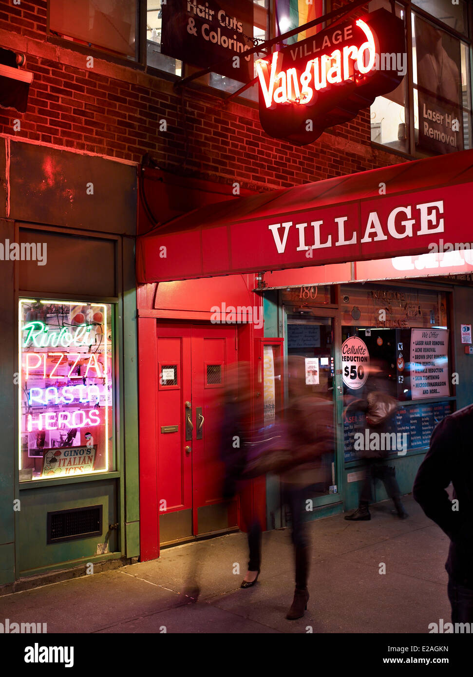 United States, New York, feature : New York Confidential, jazz club Village Vanguard Stock Photo