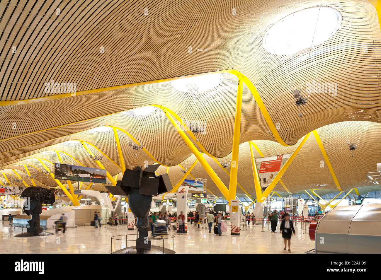 Spain, Madrid, International airport of Madrid Barajas, Terminal 4 by