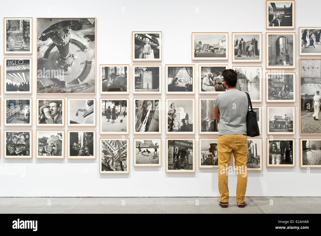 Spain, Madrid, National Museum Art Centre Reina Sofia, covers the period extending from 1900 to present, photographer Catalan Stock Photo