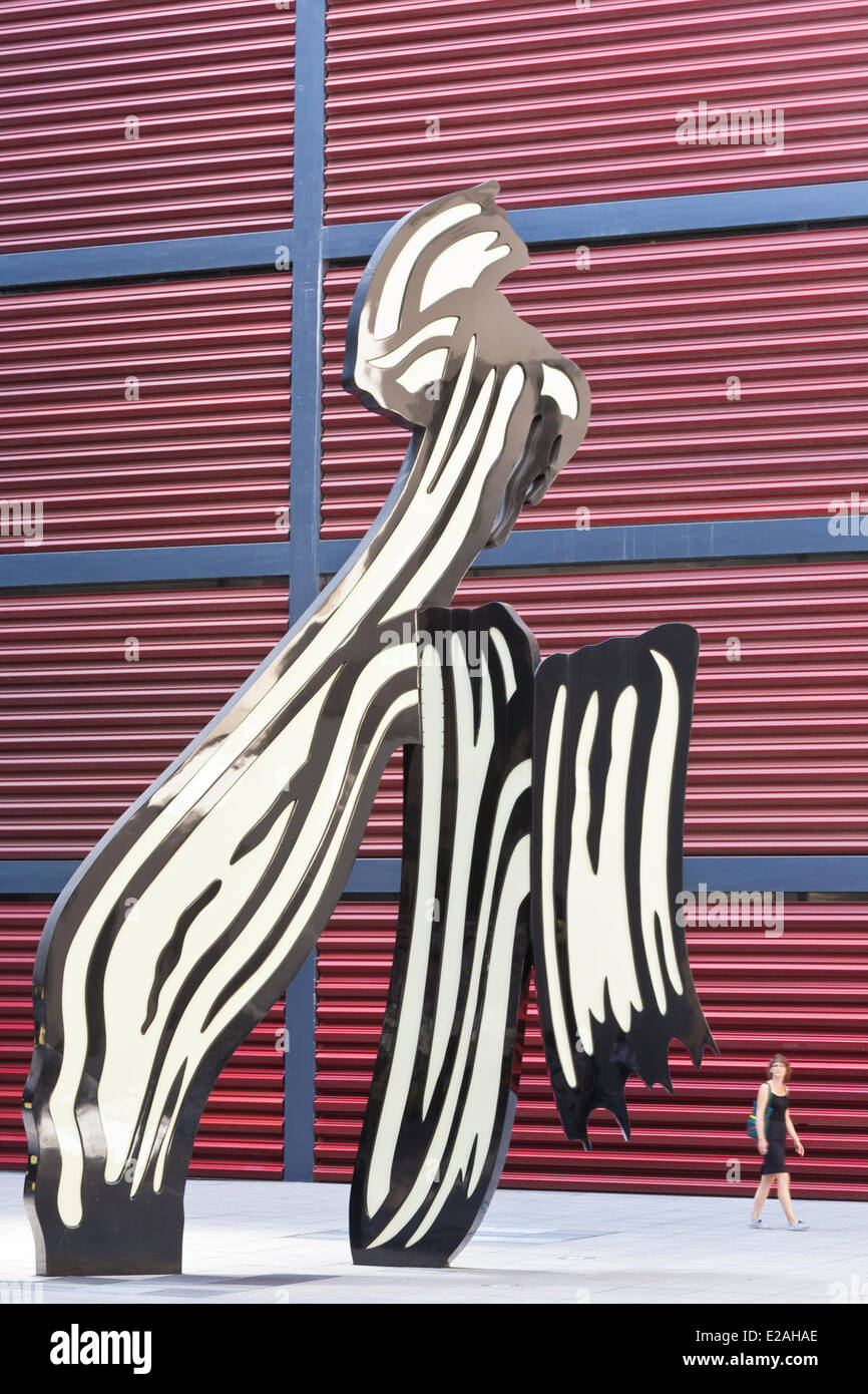 Spain, Madrid, National Museum Art Centre Reina Sofia, covers the period extending from 1900 to today, Roy Lichtenstein Stock Photo