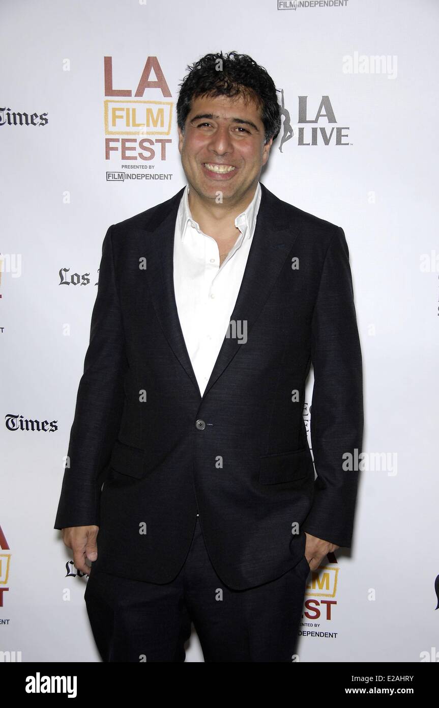 Los Angeles, CA, USA. 17th June, 2014. Hossein Amini at arrivals for Premiere of THE TWO FACES OF JANUARY at the Los Angeles Film Festival (LAFF), Regal Cinemas LA Live, Los Angeles, CA June 17, 2014. Credit:  Michael Germana/Everett Collection/Alamy Live News Stock Photo