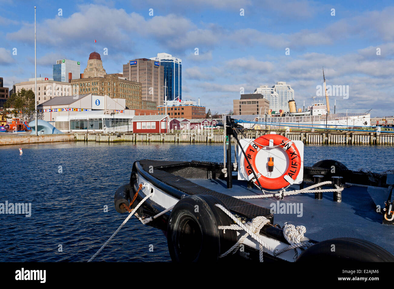Canada, Nova Scotia, Halifax harbor and waterfront Stock Photo