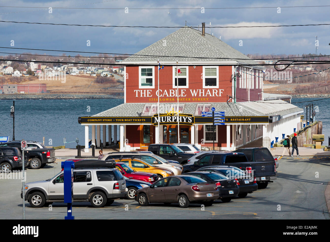Canada, Nova Scotia, Halifax, the port and waterfront, bar restaurant
