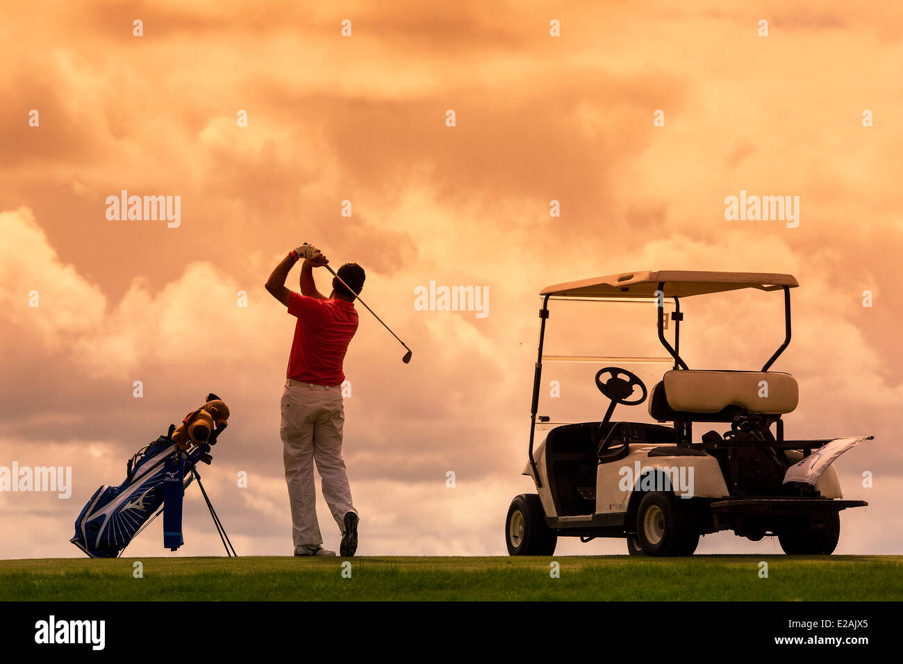 Europe, France, Yvelines, Golf National at Guyancourt Stock Photo