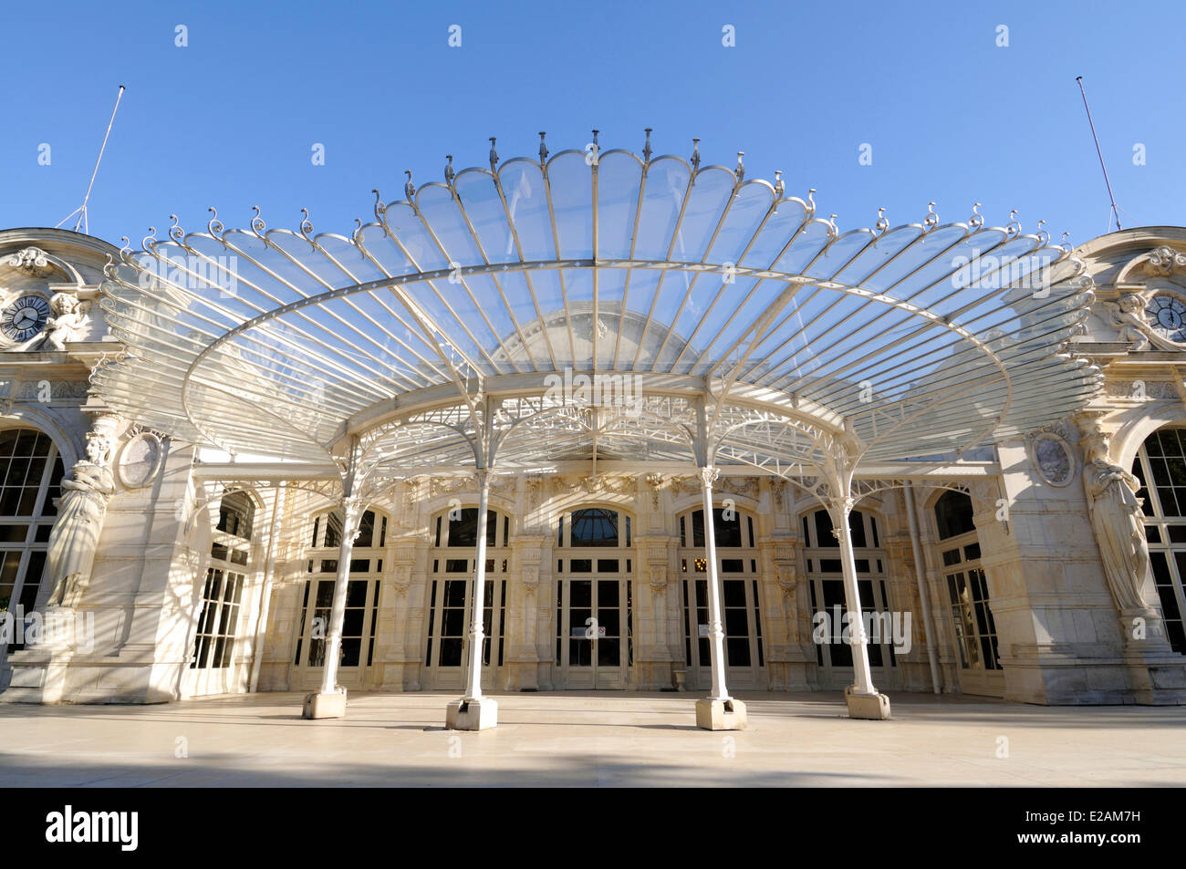 France, Allier, Vichy, front of the Opera Stock Photo