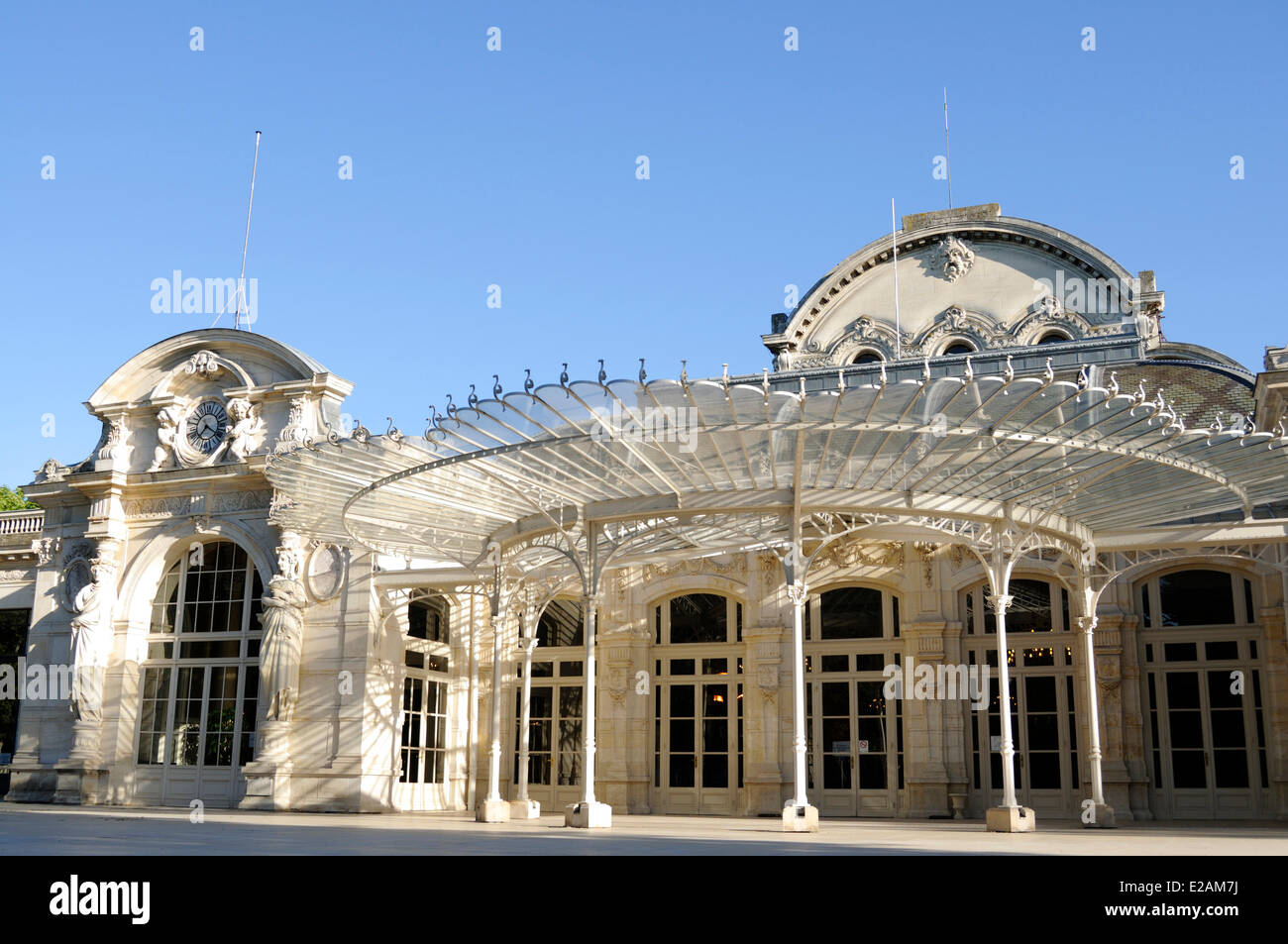 France, Allier, Vichy, front of the Opera Stock Photo