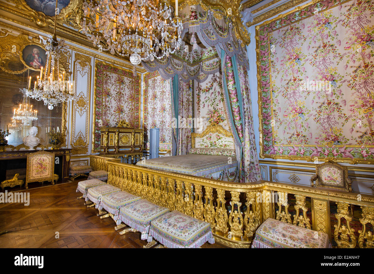 /France, Yvelines, Chateau de Versailles, listed as World Heritage by UNESCO, Les Grands Appartements (State Apartments), the Stock Photo