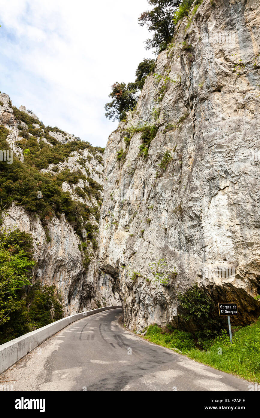 France, Aude, Axat, Saint Georges gorges Stock Photo - Alamy