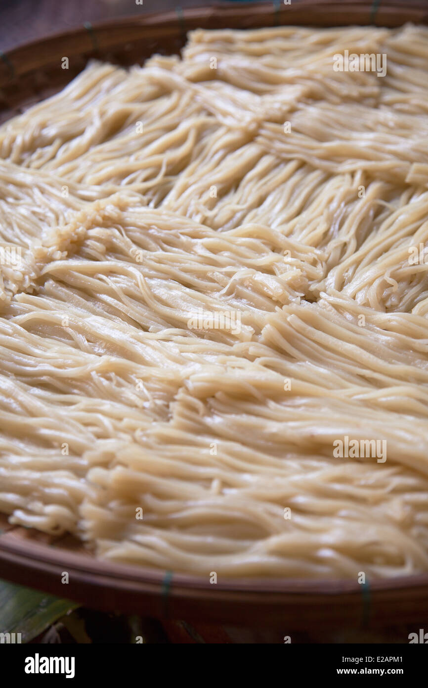Rice noodles, Hoi An (UNESCO World Heritage Site), Quang Ham, Vietnam Stock Photo