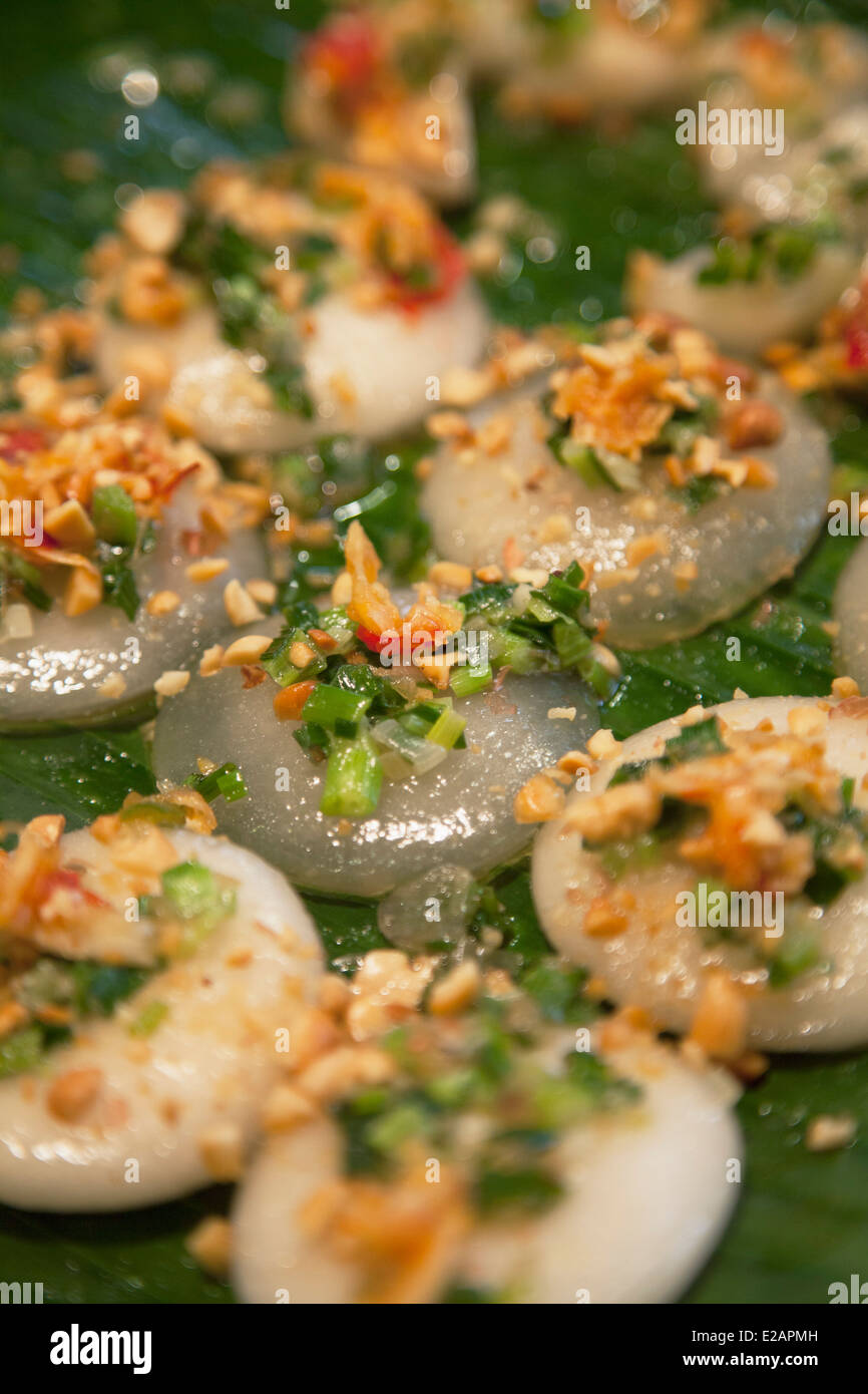 Cassava dumplings, Hoi An (UNESCO World Heritage Site), Quang Ham, Vietnam Stock Photo