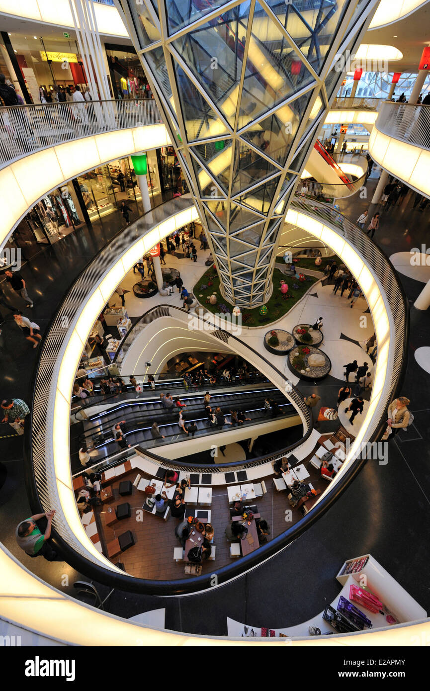 Germany, Hesse, Frankfurt am Main, MyZeil Shopping-Mall Stock Photo - Alamy